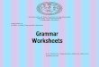 Didactics Book - Grammar Worksheets