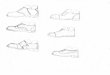 Initial sketch of all shoes