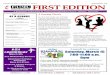 First Edition Newsletter - February 19 2014