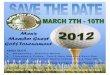 Palm Aire Classic 2012 Save the Date!