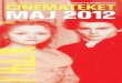 Cinematekets program, maj 2012