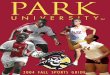 2004 Park Fall Media Guide