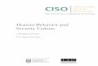 Human Behavior and Security Culture: Managing Information Risk