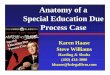 Anatomy of a Special Ed. Due Process Case