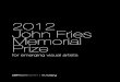 John Fries Memorial Prize 2012 catalogue