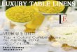 Luxury Table Linens