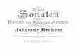 Brahms Clarinet Sonata