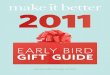 2011 Early Bird Gift Guide
