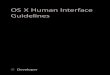 os x human interface guidelines