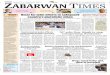 Zabarwan Times E-Paper English 24 September