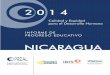 Informe de Progreso Educativo Nicaragua 2014 - "Calidad y Equidad para el Desarrollo Humano"
