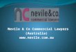 Nevile & co commercial lawyers