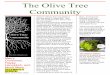 Olive Tree Community Newsletter Dec 2008