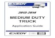 EXEDY Medium-Duty Truck Clutch Components