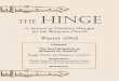 The Hinge Volume 9, Issue 1: The Good Samaritan as Metaphor for Ministry
