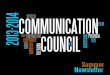 Communication Council Summer '13 Newsletter