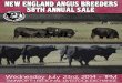 New England Angus Breeders 58th Annual Sale Catalogue 2014