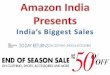 Amazon india's end of season sale
