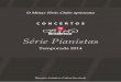 Concerto Teatro Bradesco serie pianistas 2014