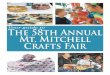 Guide to the 58th Annual Mt. Mitchell Crafts Fair