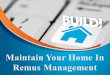 Maintain Your Home In Remus Management