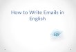 Emails in english brief piaggio