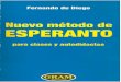 Nuevo método de Esperanto para clases y autodidactas (fernando de diego)