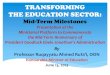 MP2013: Presentation by the MInistry of Education