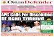 Osun Defender - September 9th 2014, Edition