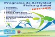 Programa Actividad Fìsica y Salud 2014-15