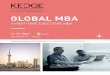 Global MBA : A Part Time Executive MBA