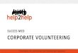 Corporate volunteering til virksomheder