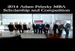 2014 Adam Feleksy MBA Scholarship Competition