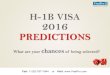 H1B Visa 2016 Predictions: What Are Your Chances of Being Selected?