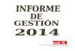 Informe de Gestión Grupo Socialista Diputación de Badajoz 2014