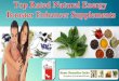 top rated natural energy booster enhancer supplements