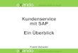 Kundenservice mit SAP CS