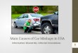 Main causes of car mishaps in usa