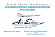Joint Base Andrews Air show 2015 Sponsorship Package