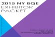 2015 NY BQE - Full Exhibitor Packet