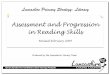 Assessment and Progression in Reading Skills (Updated Feb 2009)