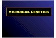 29 Microbial Genetics