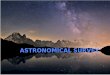 Astronomical Survey