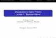Lecture 7 Bayesian Games1