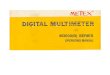 Metex M3600 B Series Operating Manual