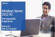 Windows Server 2012 R2 Essentials - Module 6 - User and Computer Management - Part2