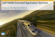 2 SAP HANA Extended Application Services