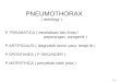 Pneumothorax Spontan Dr Emil b.moerad Sp.p