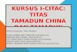 KURSUS I-CITAC: TITAS TAMADUN CHINA DAN TAMADUN INDIA