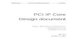 Pci Design Document
